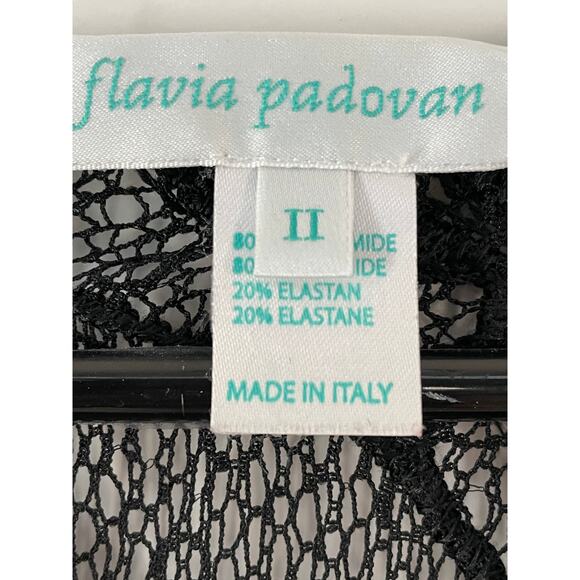 Flavia Padovan Seawear Line Black Lace Tunic 2/Medium - Picture 5 of 14
